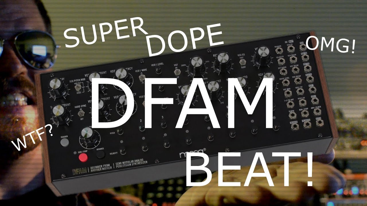 SICK BEAT! moog DFAM and EHX Canyon Delay