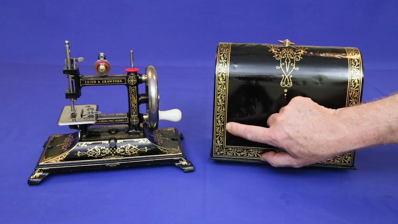 Antique Sewing Machine Restoration Ultra Fine Stenciling