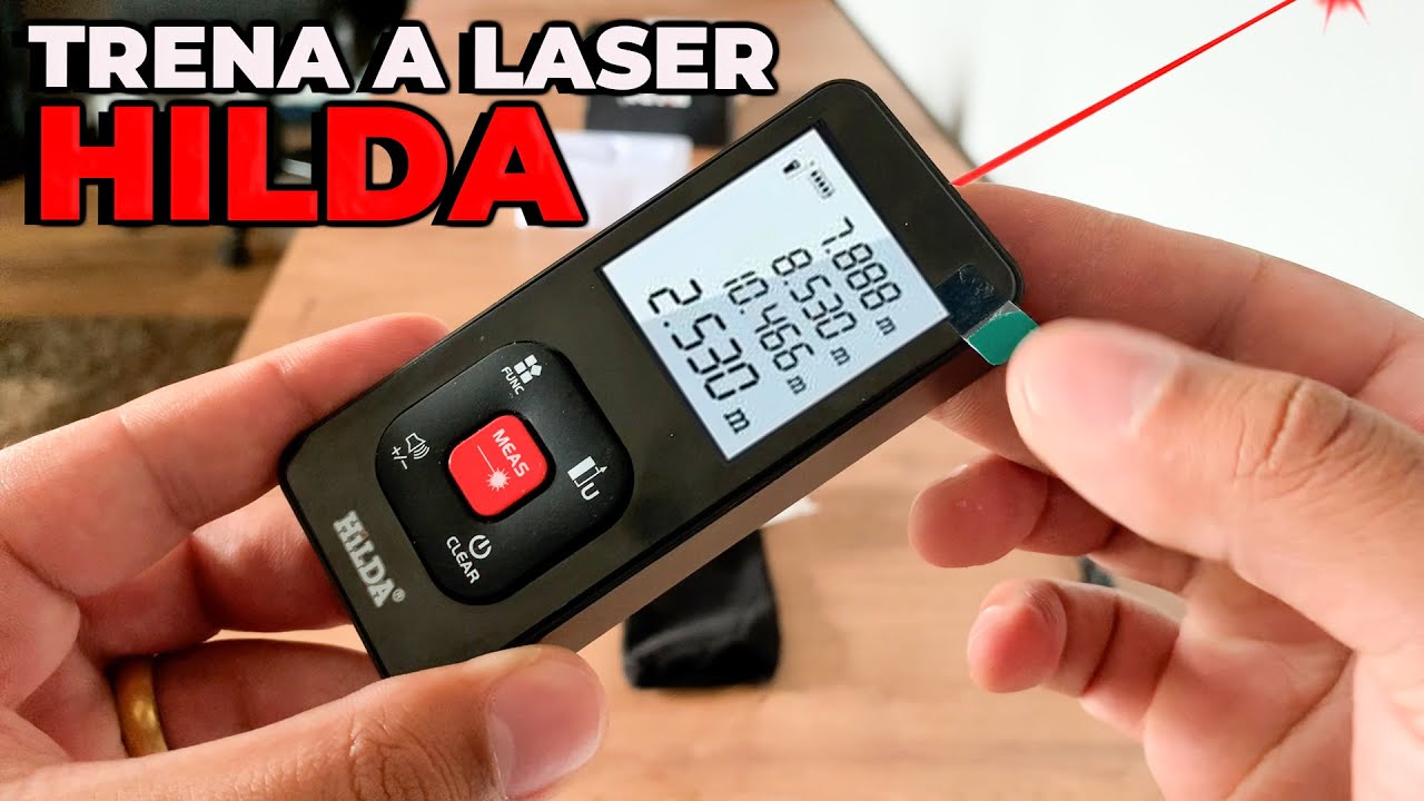 Trena a Laser Hilda 50 metros - Recarregável | Funções | Como usar |  É Boa ?