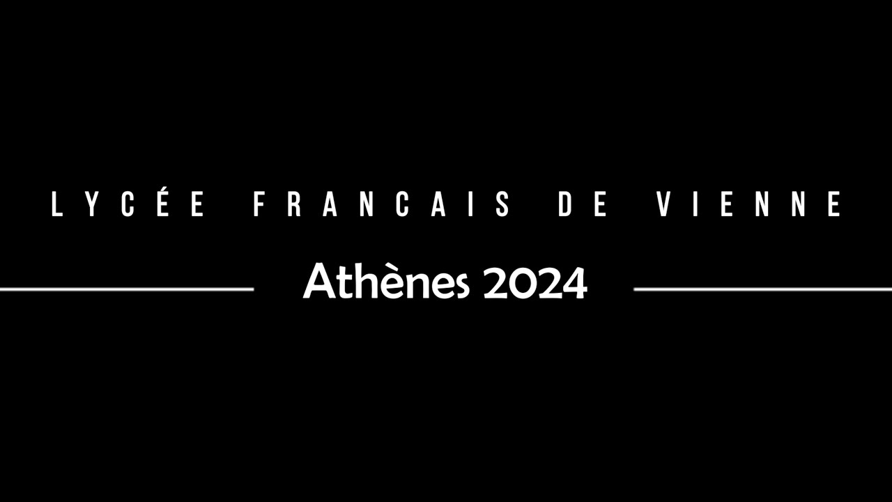 Le Lycée Français de Vienne aux JIJ 2024 - Athènes