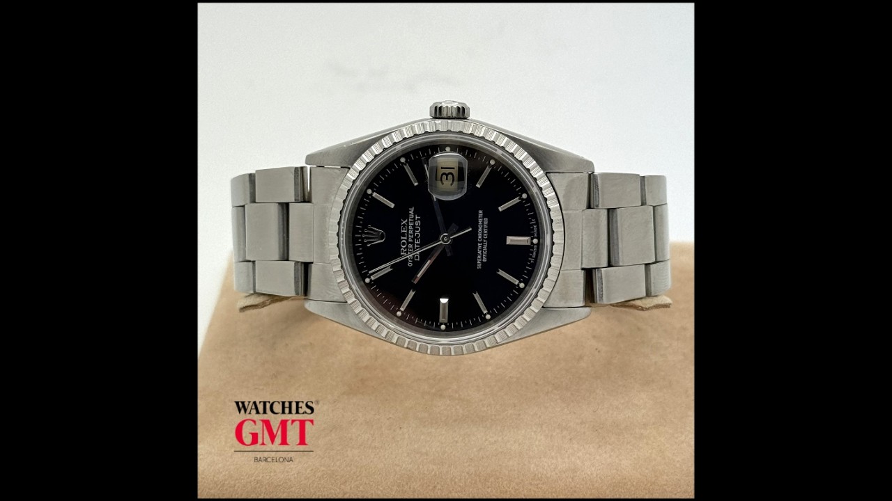 ROLEX DATEJUST 36 BLACK DIAL - WATCHESGMT