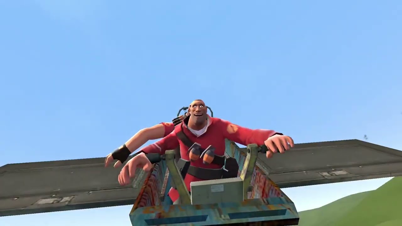 Soldier and I made our own plane from junk!