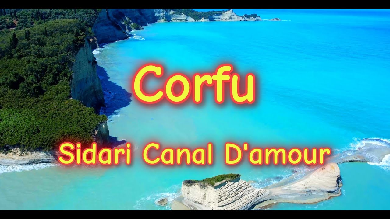 Corfu - Sidari   Canal D'amour (Summer, Drone, 4k)