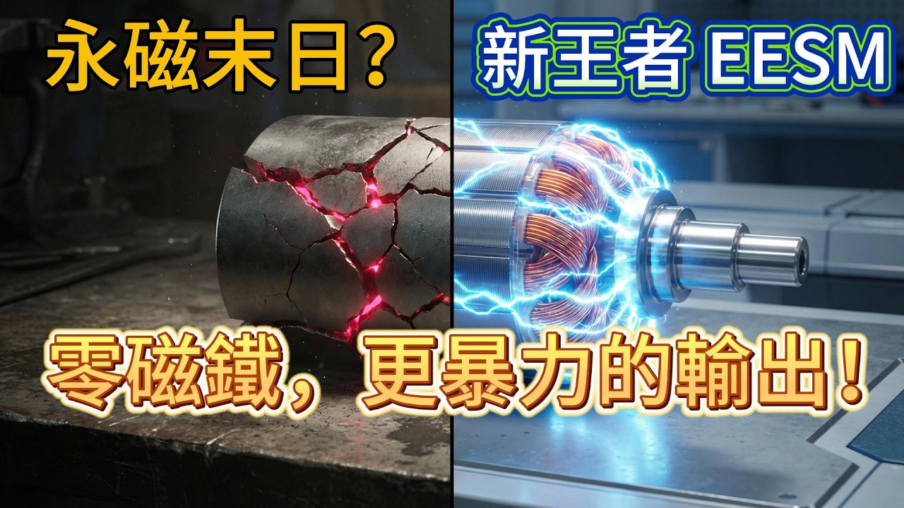 告別稀土！2026 頂級車廠棄用「永磁馬達」的真相？深度拆解 EESM 無磁黑科技與極致油冷