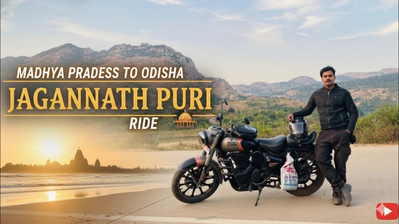 MADHYA PRADESH TO ODISHA JAGANNATH PURI ON ROYAL ENFIELD CLASSIC 350 800KM 