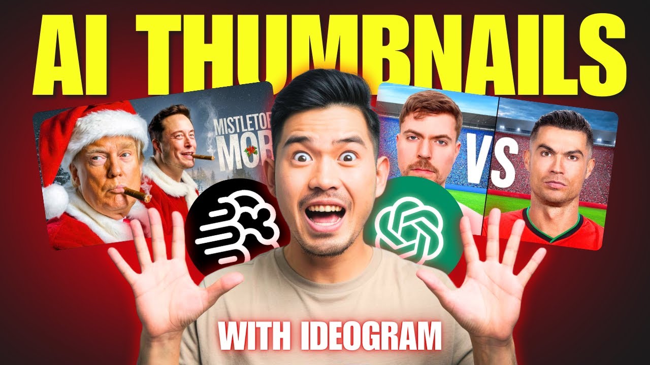Ideogram AI Thumbnail Tutorial | Best AI Thumbnail Generator