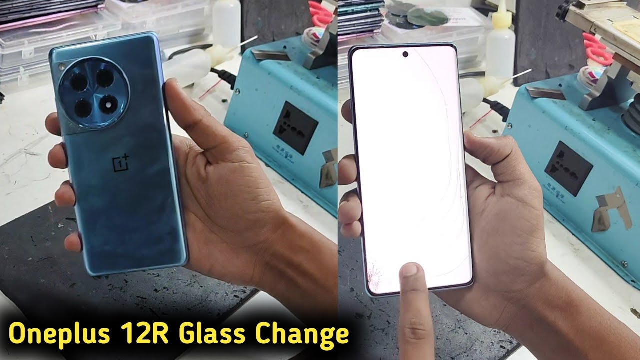 Oneplus 12R Glass Change #smartphone #displayfix 