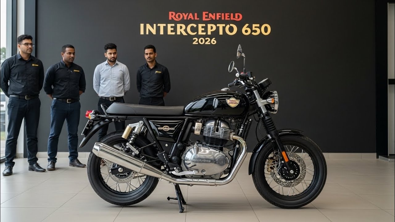 Представлен новый Royal Enfield Interceptor 650 2026 года! Классический родстер в улучшенном виде...