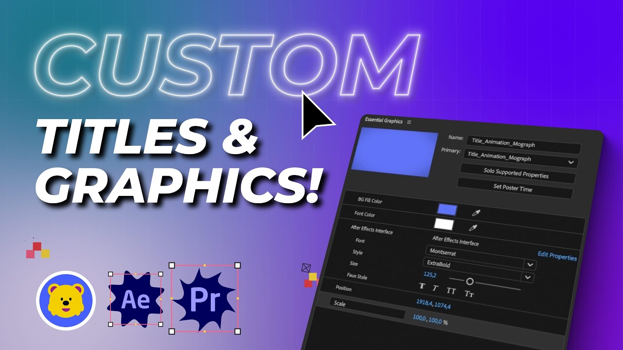 Easily Create MOGRT Motion Templates in After Effects for Premiere!