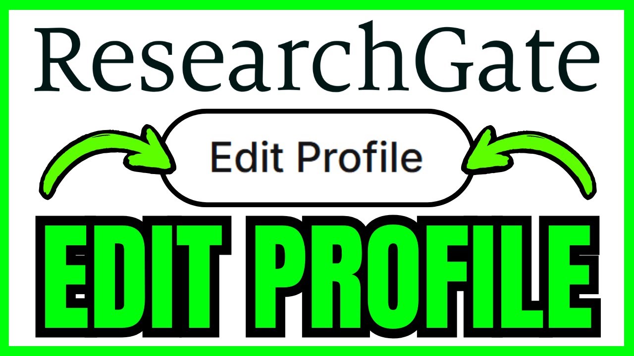 How To EDIT PROFILE In ResearchGate (QUICK & EASY) 2026