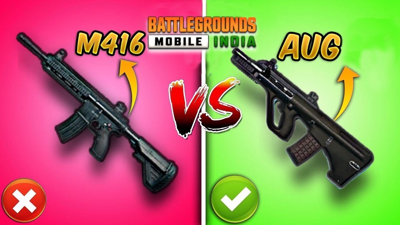 M416 Vs AUG Which is Better? (New Update 3.5) Weapon Comparison BGMI/PUBG MOBILE