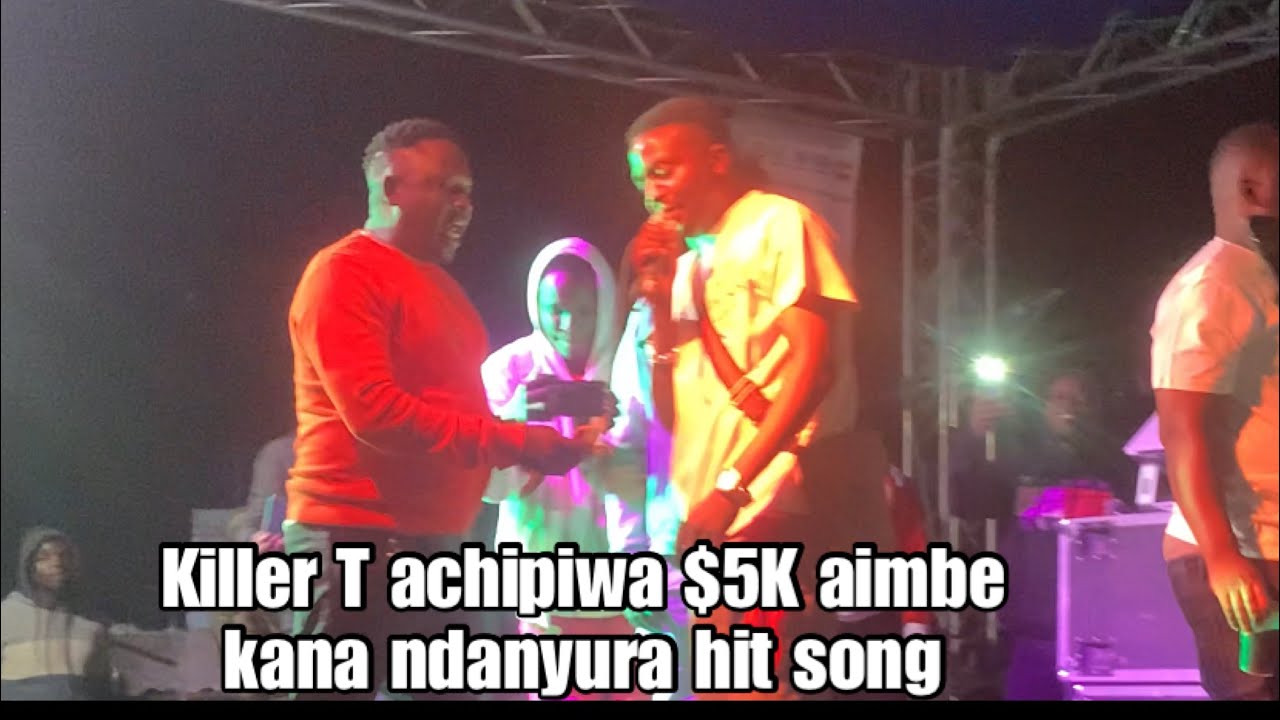Killer T achipuwa $5K kuti adzokorore Kana ndanyura pastage Killer T Back to My Roots at Mbare