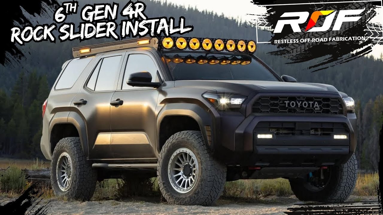 Установка 4Runner Rock Slider 6-го поколения | Restless Off-Road