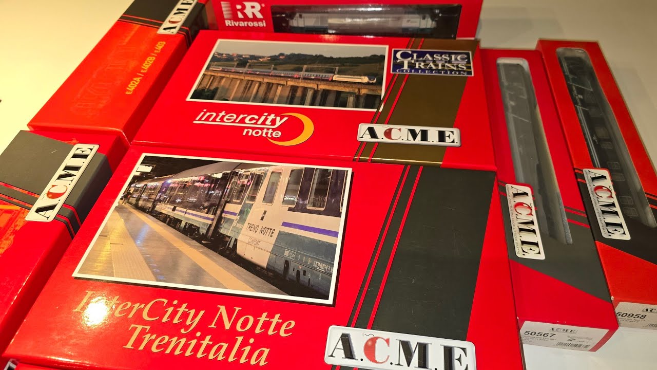 Treni notte Italiani epoca VI attraverso il modellismo 
