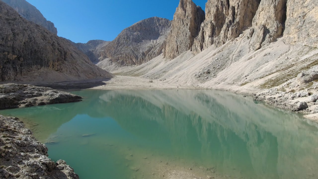SENTIERO delle SCALETTE - LAGO d'ANTERMOIA da Ciampedie al Rifugio Antermoia