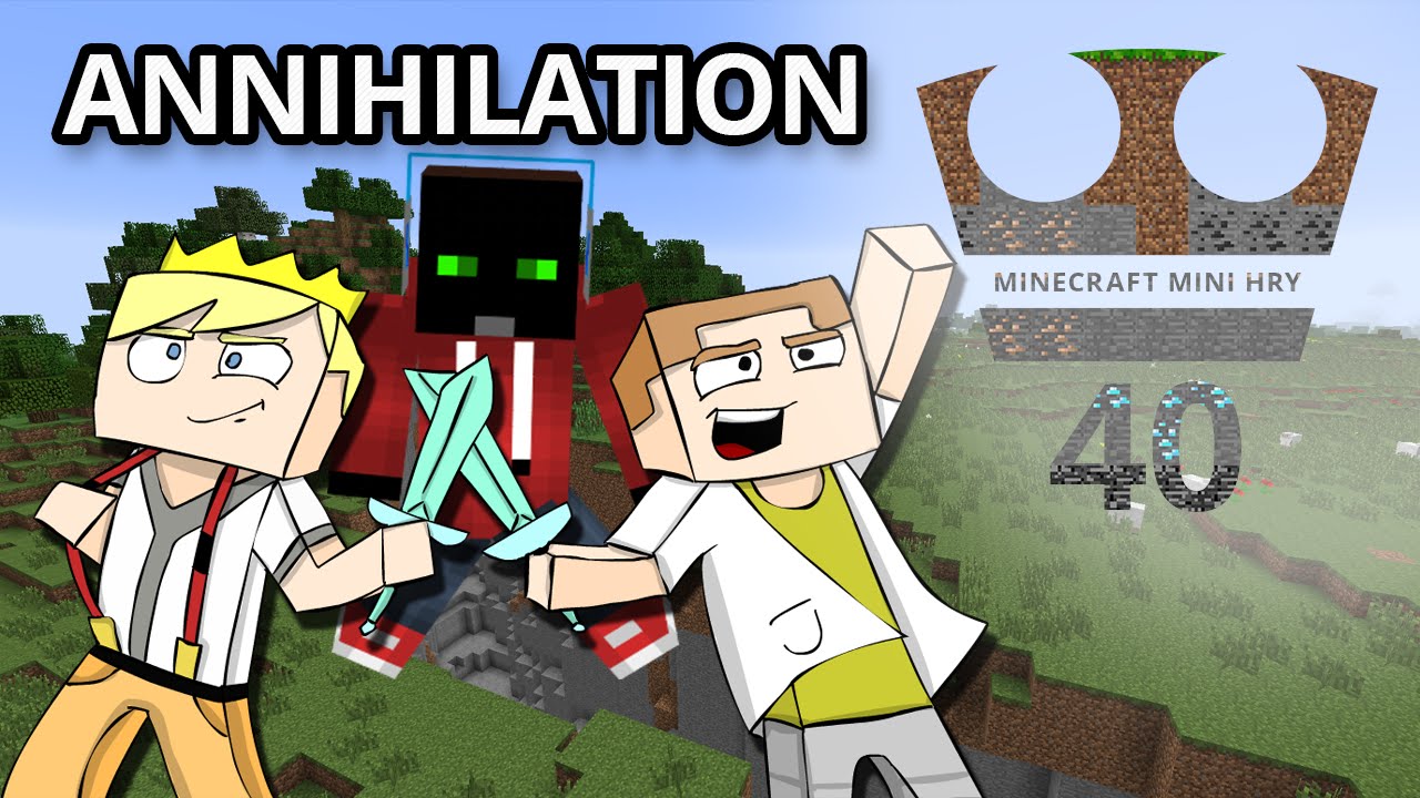 Jirka a GEJMR a Marwex Hraje - Minecraft Mini hry 40 - Annihilation