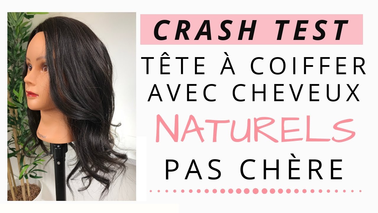 CRASH TEST: TÊTE A COIFFER AVEC CHEVEUX NATURELS PAS CHÈRE (aliexpress)