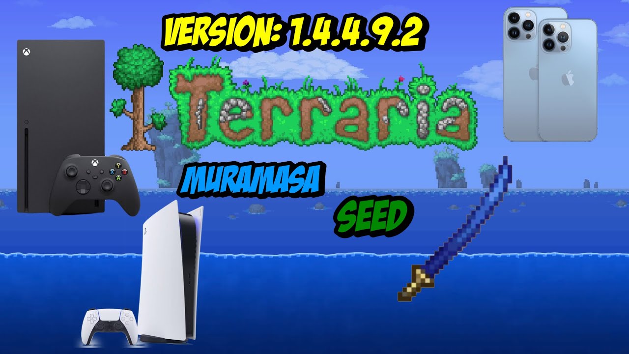 Terraria: Muramasa Seed | (EASY) Ps5 Mobile Xbox