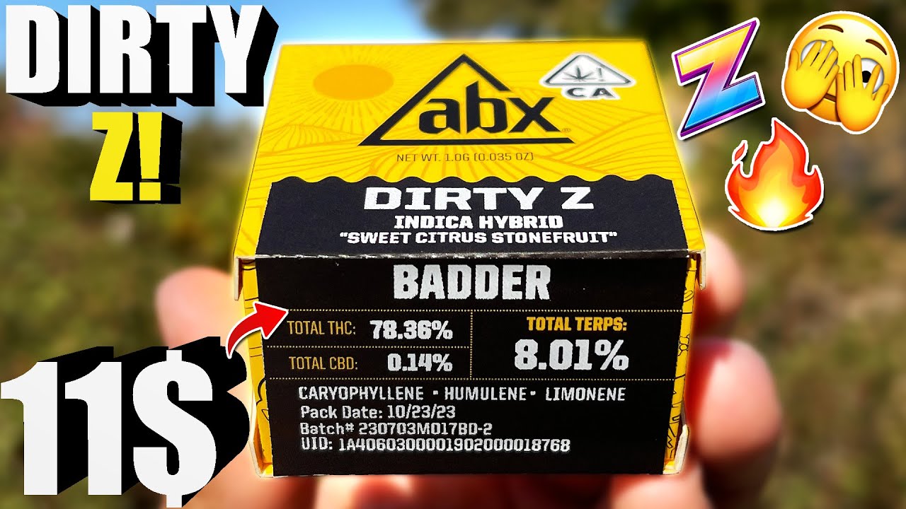 This DIRTY Z did me was TOP TIER for 11$! | ABX DIRTY Z REVIEW! | Cheap Dabs #64