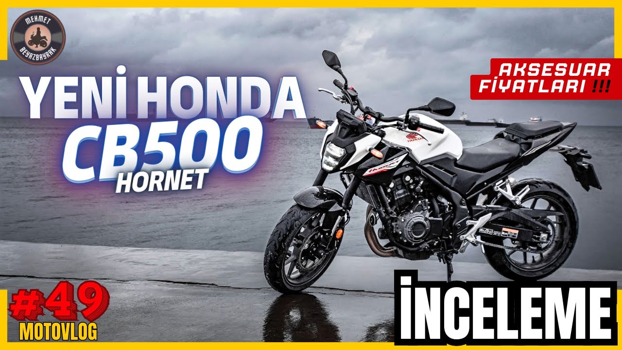 Yeni Honda CB500 Hornet Detaylı İncelemesi! 500 Serisinin En Keyiflisi! | #CB500 #motovlog