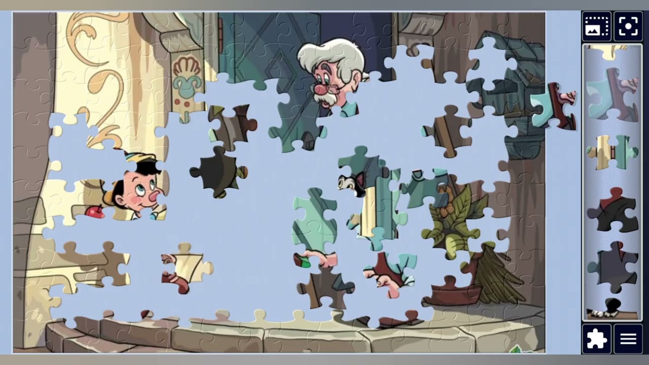 Pinocchio's Unwelcome Gift🧓🙎🍎🌈✨️🪄//Jigsaw puzzles journey🧩//puzzlesArt🧩//
