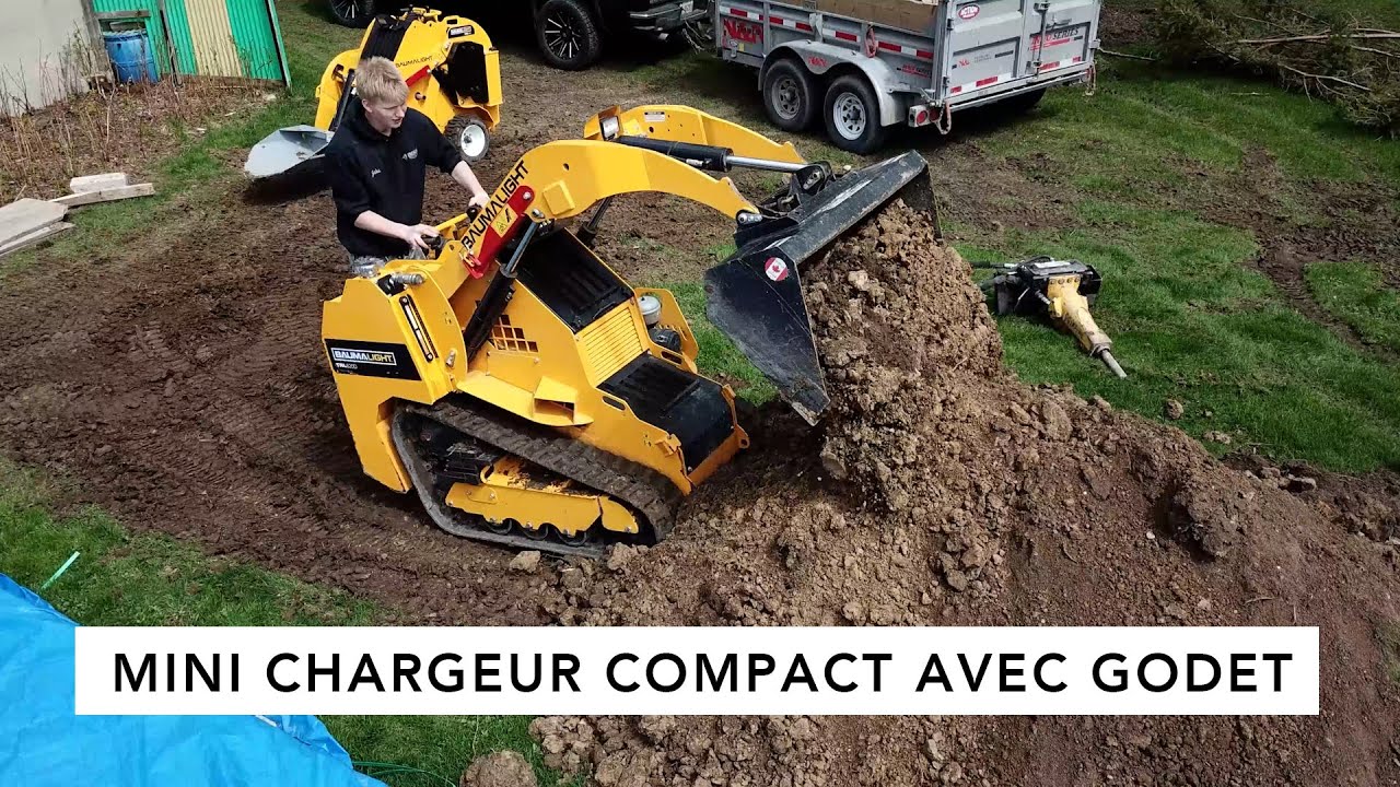 Mini Chargeur Compact avec Godet