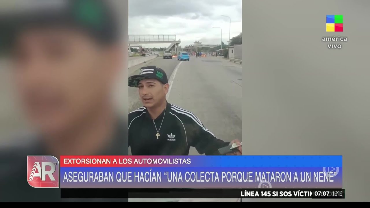 🔴 VECINOS COBRAN PEAJE: EXTORSIONAN A AUTOMOVILISTAS PARA PODER CIRCULAR