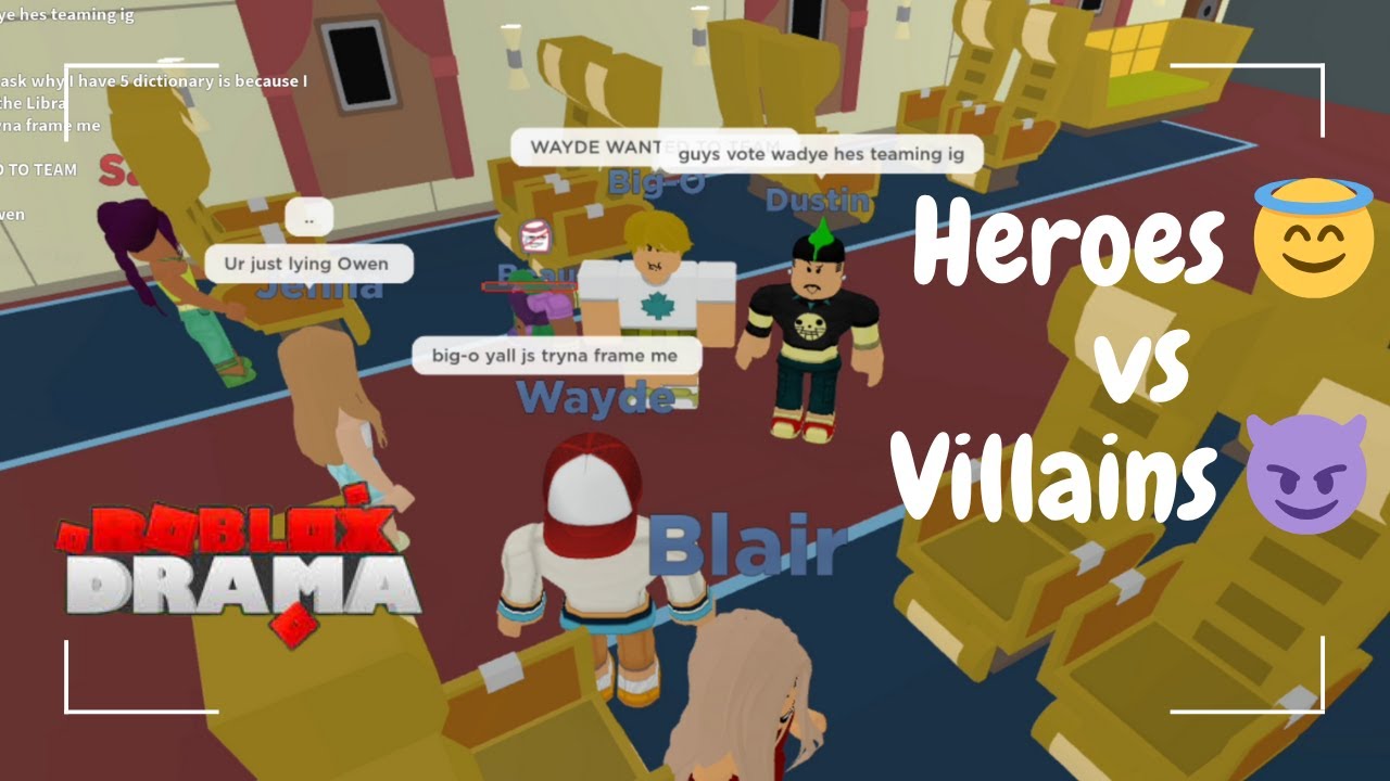 The whole server DIVIDED into HEROES VS VILLAINS (HUGE DRAMA, FUNNY MOMENTS, FIGHTS)