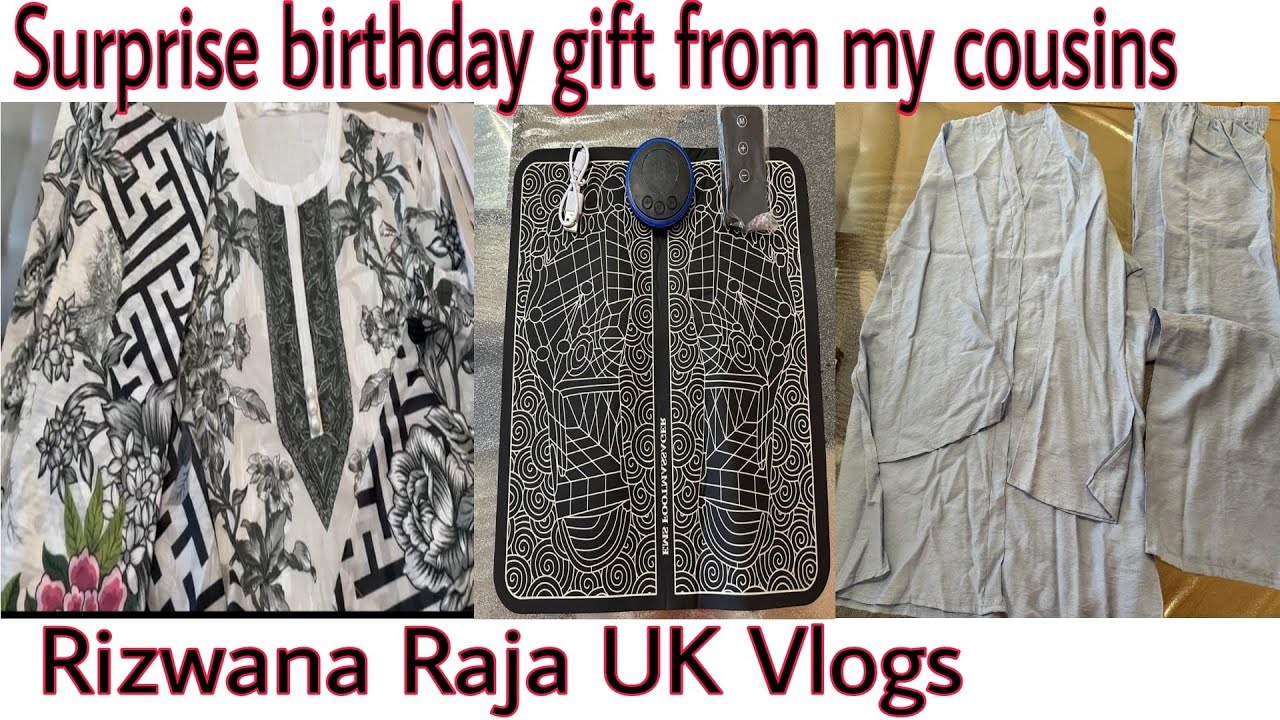 Surprise Birthday Gift From My Cousins | Best Birthday Gift  Rizwana Raja Uk 🇬🇧 Vlogs