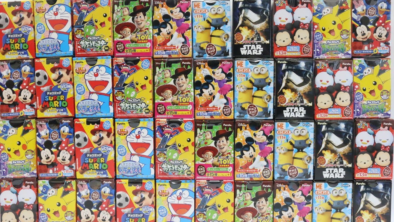 チョコエッグ フルタ×50 ディズニーピクサー ドラえもん ポケットモンスター スーパーマリオスポーツ ディズニーツムツム ミニオンズ スターウォーズ シーックレット アニメ 映画 おもちゃ