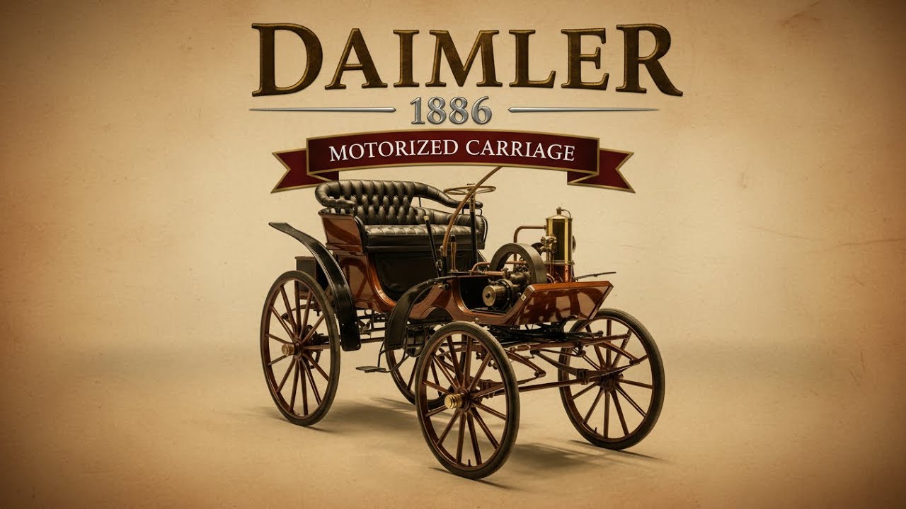 1886 Daimler Motorized Carriage |The Engine That Set The Template