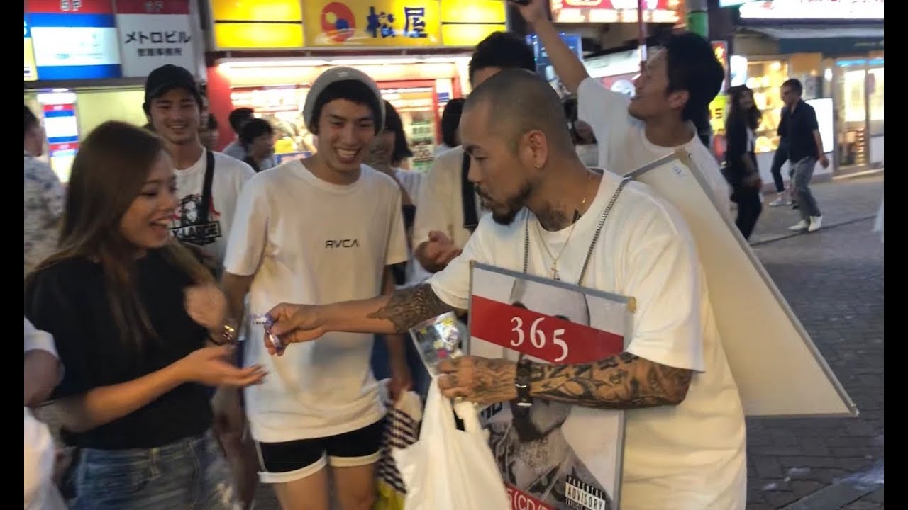 SHOが熱中症対策運動をしてみた at 渋谷センター街 2018。SHO FREESTYLE TV Part 747