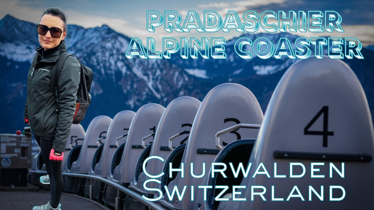 Kolejka g&oacute;rska Pradaschier Alpine Coaster | Churwalden, Szwajcaria &ndash; FANTASTYCZNA 3-KMOWA PRZEJAŻ...