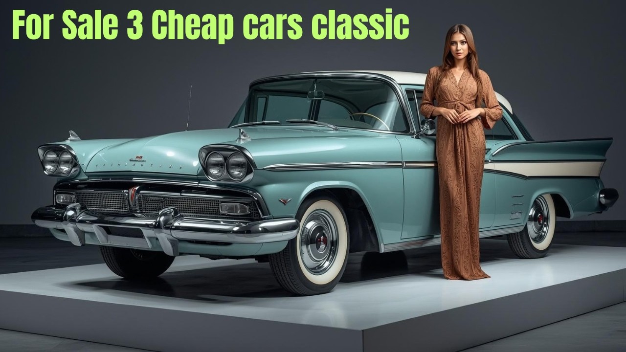 3 Cheap cars classic For Sale
