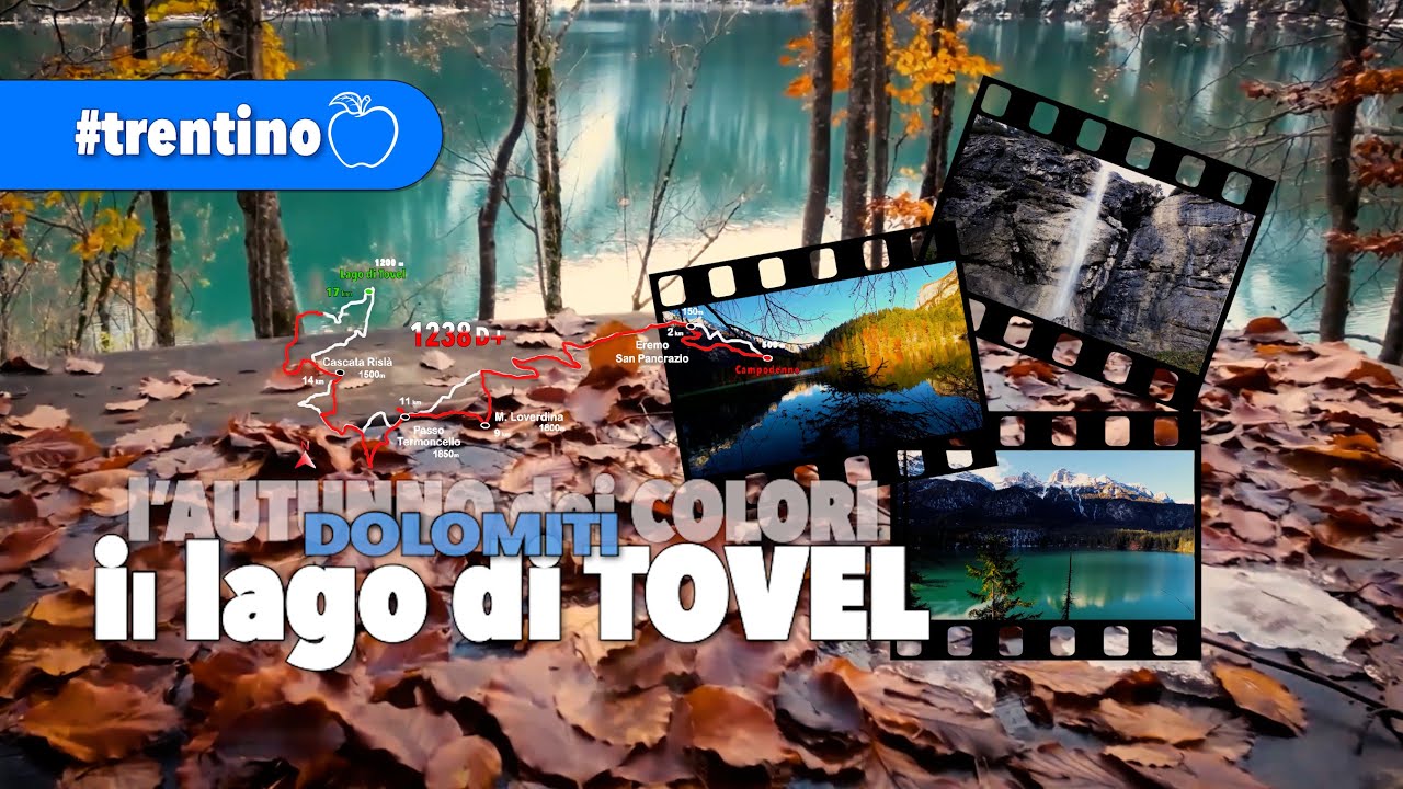 TRENTINO | Autunno sul Lago di Tovel e la Cascata Rislà