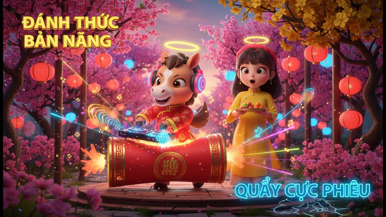Nhạc Tết 2026 Remix Đánh Thức Bản Năng  Quẩy  🧨 Đón Bính Ngọ Cực Phiêu
