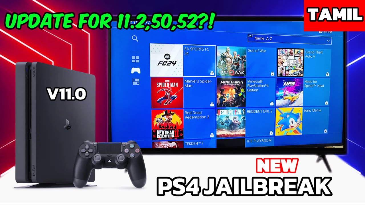 *2024* JAILBREAK PS4 in 10 Minutes💥 | Tamil Explanation ✅ | V11.0 or Below ⚡ | TG ❤️‍🔥