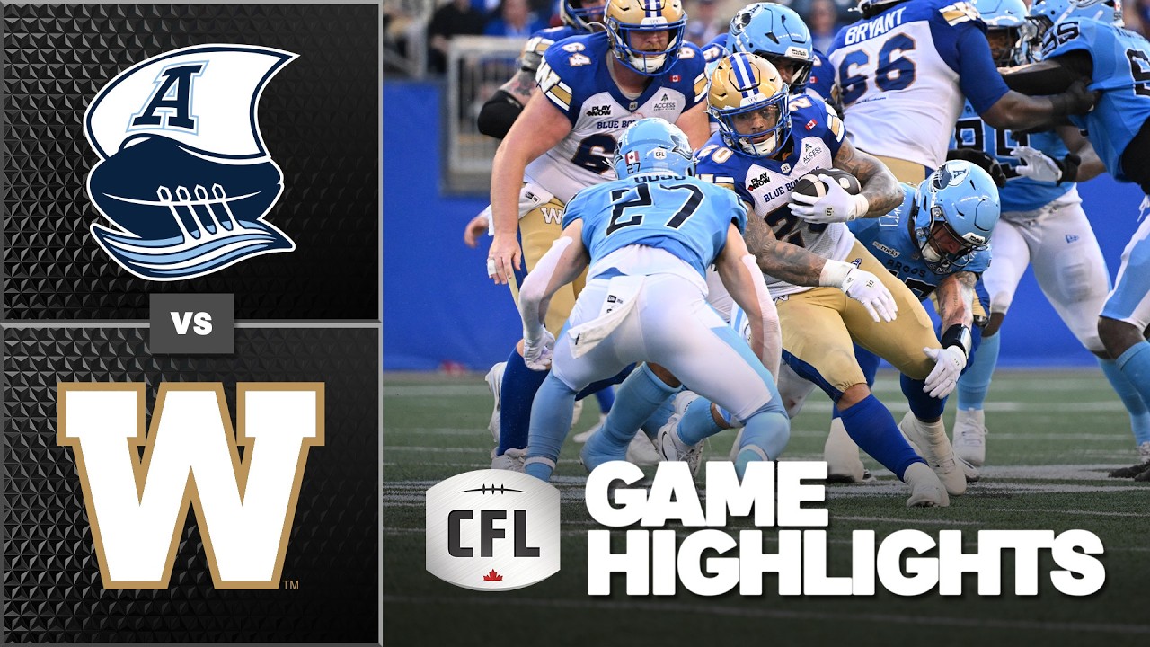 CFL 2026 Recap: Toronto @ Winnipeg -  Week 6