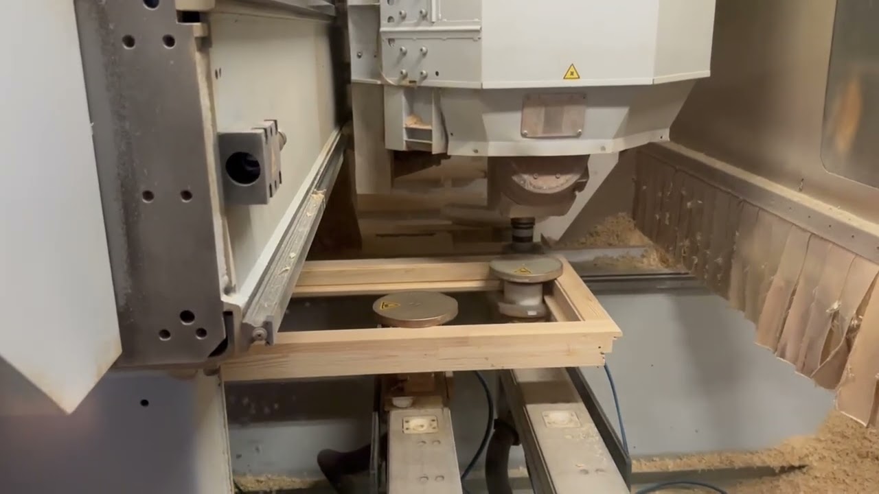 Fabrication des fenetres en bois - usinage