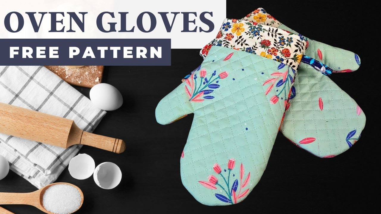 Make Cute Oven Gloves With This Easy Sewing Tutorial! DIY Oven Mitts