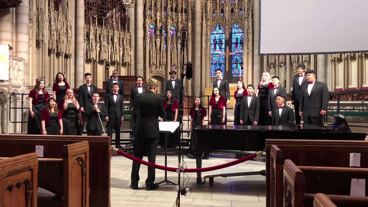 ERHS Choirs Madrigals Ensemble - Lux Aeterna by Tom Porter
