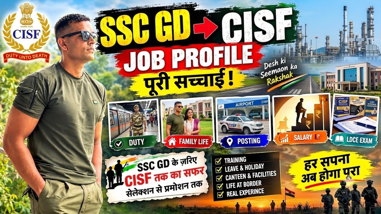 From SSC GD to CISF 🔥 What Will Your Whole Life Look Like? | Duty, Posting, Salary, Family & Prom...