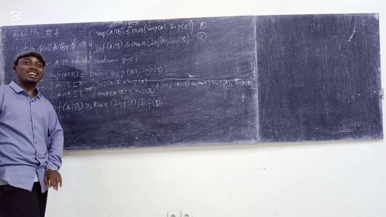 Analyse de la Droite réelle : khôlle #4 #education 