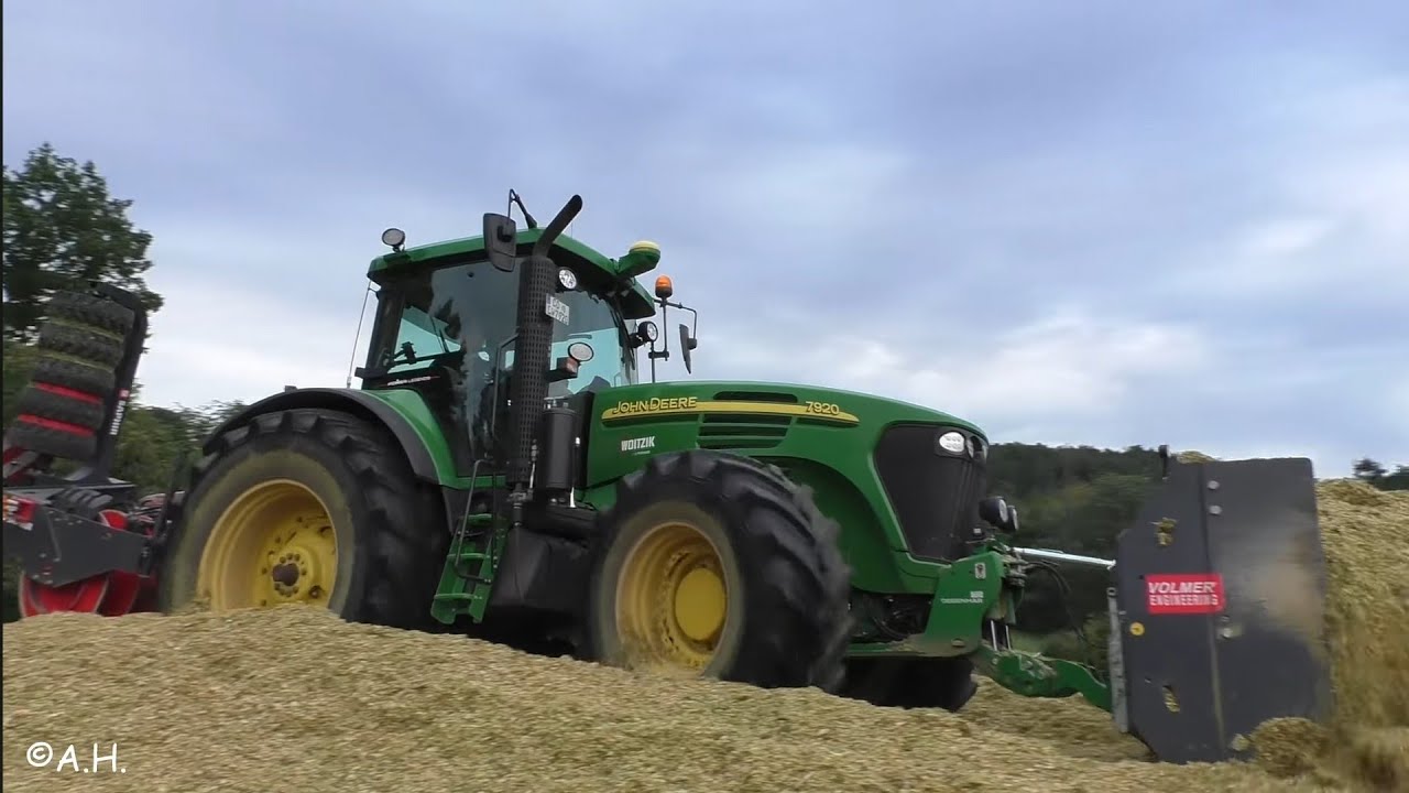 John Deere 7920 JD Mais schieben Saphir Volmer Häckseln 2025 Fendt 611 615 Case 5140 Power Legends