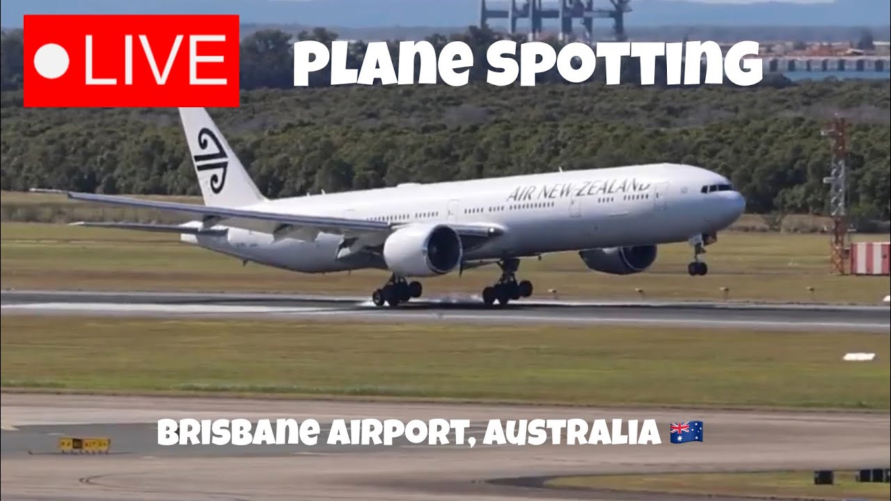 🔴 FIRST LIVE STREAM [Test] 🔴 from Brisbane Airport - Plane Spotting