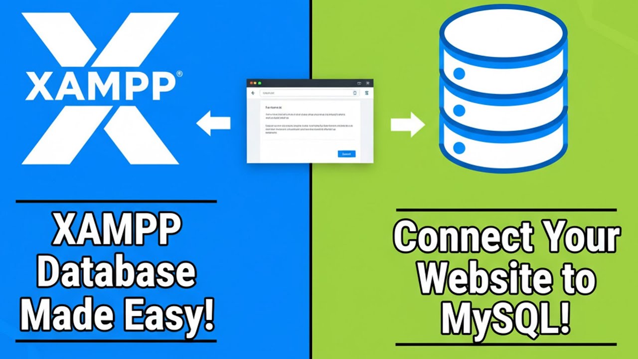 Create a MySQL Database in XAMPP | Connect to Your Website &ndash; PHP Tutorial for Beginners