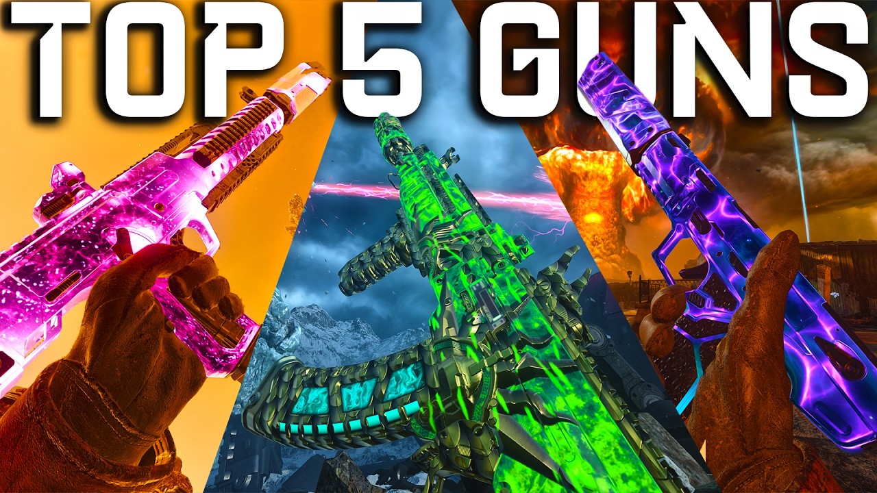 Топ-5 СВЕРХМОЩНЫХ видов оружия в Black Ops 7 Zombies после обновления