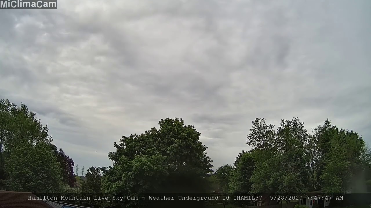 Hamilton Mountain, ON - Live Weather Sky Cam - 05/28/20