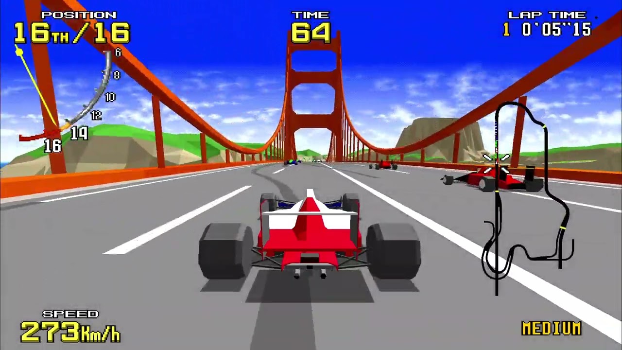 SEGA AGES: Virtua Racing (Switch) Gameplay [60FPS]