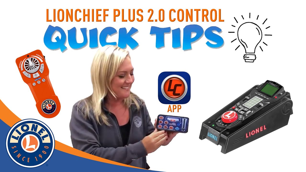 Lionel Quick Tips - LionChief Plus 2.0 Control Options